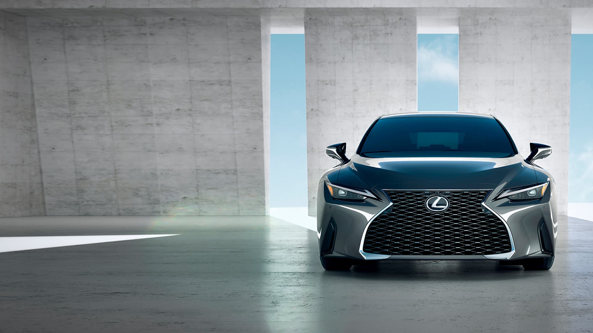 Front view of the Lexus IS