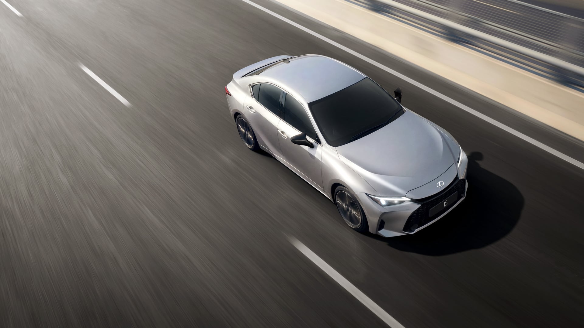 Front view of the Lexus IS